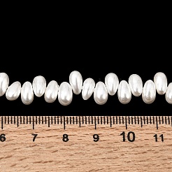 Hebras de perlas de concha electrochapadas&nbsp;BSHE-B009-A01-5x8mm