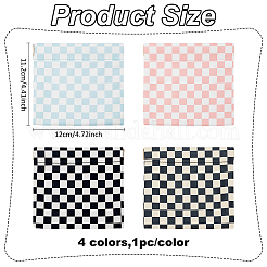 4 шт. 4-х цветные косметички из искусственной кожи pu AJEW-AN0007-42