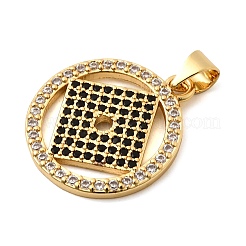 Латунные микро проложить кубического циркония подвески&nbsp;KK-I360-060G