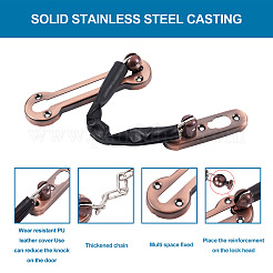 Serrure de porte à barre pivotante en acier inoxydable&nbsp;X1-SW-TAC0002-02C
