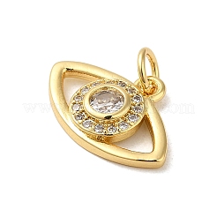 Покрытие стойки латунь кубический цирконий европейские подвески с подвесками KK-K349-24G