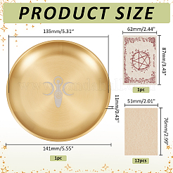1 шт. подсвечник из нержавеющей стали 201&nbsp;AJEW-ME0002-01B