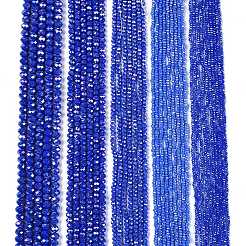 Стеклянные бусины с гальваническим покрытием  EGLA-A044-P1mm-B32