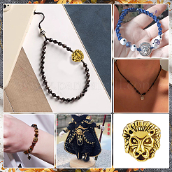 50pcs perles en alliage de style tibétain&nbsp;FIND-PH0038-16AG