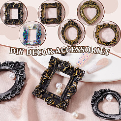 22 Stück 11 Stile Vintage-Wandbilderrahmen aus Harz&nbsp;DIY-GA0007-65