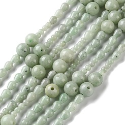 Природные китайский нефрит бисер пряди G-B138-A01-01