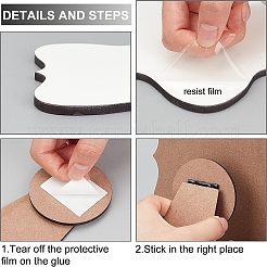 3 комплект 3 стилей МДФ-панель термотрансферная заготовка фоторамка DIY-BC0002-82