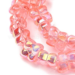 Chapelets de perles en verre transparente  &nbsp;GL-CBAAE04-02C