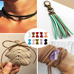 45м шнур из искусственной замши 10 цветов&nbsp;LW-LP0001-07