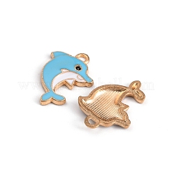 10шт 5 цвета сплава эмалевые подвески&nbsp;ENAM-YW0002-03