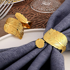 6 шт. железные кольца для салфеток&nbsp;AJEW-LP0002-65G