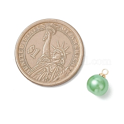 Круглые подвески из перламутрового стекла&nbsp;PALLOY-JF04787