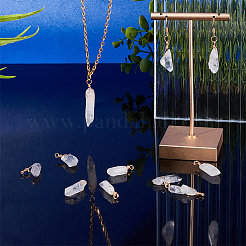 40шт подвески из натурального кварца&nbsp;PALLOY-OC00046