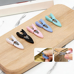 6 forbice mini in acciaio inossidabile a 2 colori&nbsp;AJEW-SP0006-27