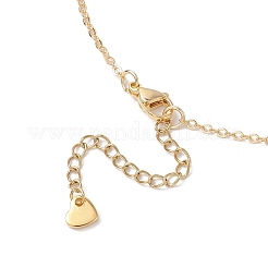 Ожерелье с подвеской-бантом из стеклянных бус NJEW-MZ00091-01