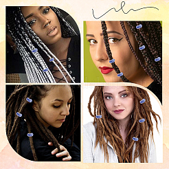 30 шт. натуральные голубые точечные яшмовые европейские бусины&nbsp;G-SP0001-01A-05