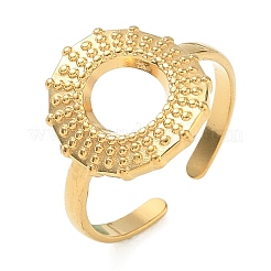 Offene Manschettenringe aus Edelstahl 304 für Damen&nbsp;RJEW-L341-04B-G