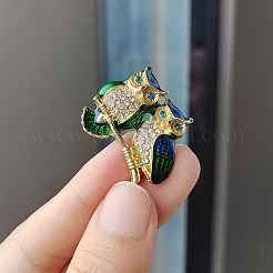 Эмалевые булавки в виде совы PW-WG57419-01