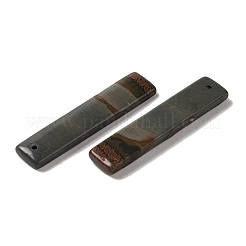 天然ピカソジャスパーペンダント  長方形チャーム  48x10.5~11x4~4.5mm  穴：1.2mm&nbsp;G-Q161-07A