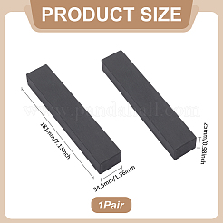 Прямоугольный драгоценный камень бумажная масса&nbsp;OFST-WH0816-012