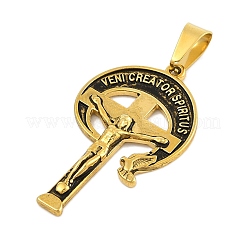 Placcatura ionica (ip) ciondoli in acciaio inossidabile 304&nbsp;STAS-D112-04AG-01