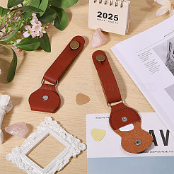 Porta plettri per chitarra in pelle PU&nbsp;DIY-WH0899-692