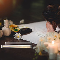 Акриловая трубка для хранения благовоний с черной крышкой для ароматических палочек&nbsp;AJEW-WH0561-31