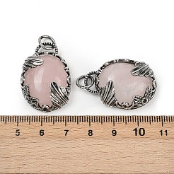 Природного розового кварца подвески G-Z101-02AS-10