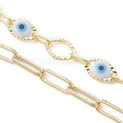 Браслет ручной работы из пластиковых звеньев&nbsp;AJEW-JB01565