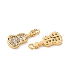 Латунные микропаве прозрачные кубические циркониевые подвески&nbsp;KK-B160-20G