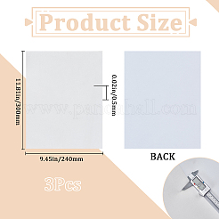 Прямоугольные самоклеящиеся бархатные заплатки&nbsp;AJEW-WH20011-11B