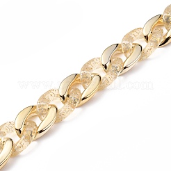 Прозрачные акриловые и пластиковые цепочки для бордюров ручной работы AJEW-JB00826