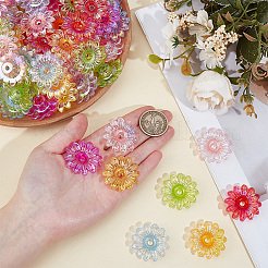 100 Stück transparente Acrylperlen&nbsp;TACR-PA0001-22