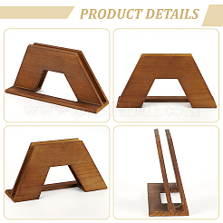Schallplattenständer aus Holz&nbsp;ODIS-WH0030-130