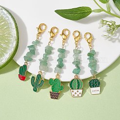 Подвесные украшения из сплава эмали&nbsp;HJEW-JM01792