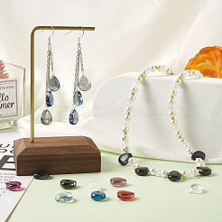 200шт 10 цвета стеклянные бусины GLAA-SW0001-02