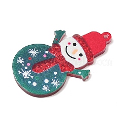 Рождественские акриловые подвески OACR-I028-02G