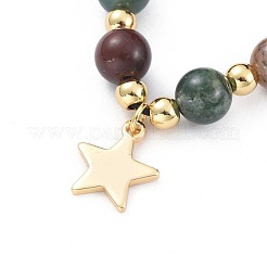 Регулируемые нейлоновые нити плетеные браслеты из бисера BJEW-JB04675-01