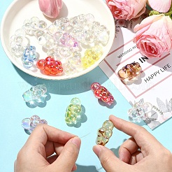 10 шт. Прозрачные акриловые бусины&nbsp;PACR-YW0001-38