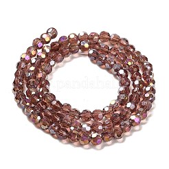 Прозрачные стеклянные бусины&nbsp;EGLA-A035-T4mm-B13