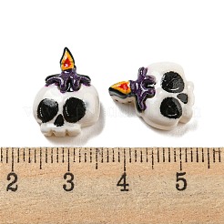 Cabochons décodés en résine sur le thème d'Halloween&nbsp;RESI-C050-01G