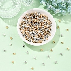 300шт 2 цвета пластиковые бусины ccb&nbsp;CCB-YW0001-77