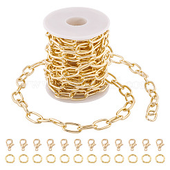 Набор для самостоятельного изготовления цепочек из алюминиевых скрепок и браслетов/ожерельев DIY-TA0012-92