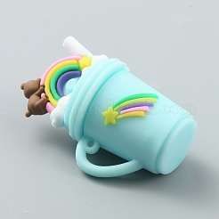 Пластиковые большие подвески из пвх&nbsp;KY-WH0048-07A