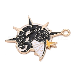 Подвески из эмали и сплава&nbsp;ENAM-P258-05G-G