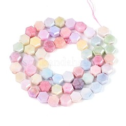 Антикоррозийные гальванические стеклянные бусины&nbsp;LS-GLAA-T028-8mm-02M