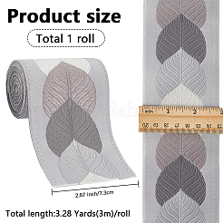 3 m langes Polyester-Jacquard-Blattband für Bekleidungszubehör&nbsp;OCOR-CY0002-12D