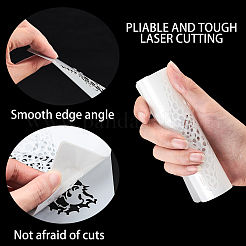 Modèles de pochoirs de peinture de dessin en plastique&nbsp;DIY-WH0158-24