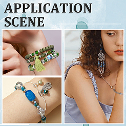 400шт. 10 стиля тибетский стиль сплава бусин набор цветов FIND-SP0002-17