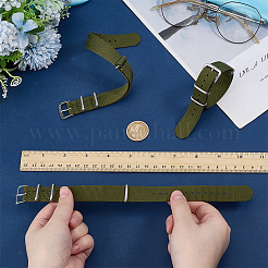 3 Stück Nylon-Uhrenarmbänder&nbsp;AJEW-OC0015-63B